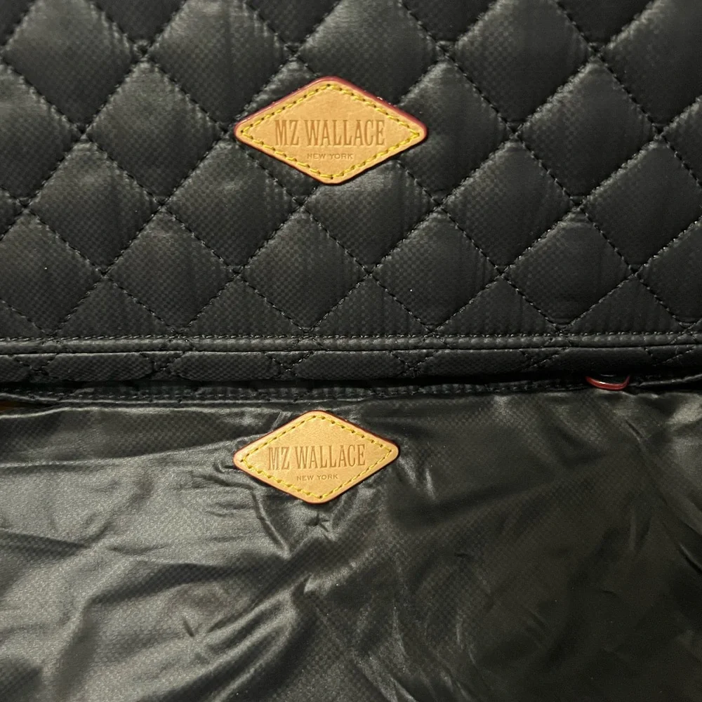 MZ Wallace Black Quilted Large Box Tote II - Picture 4 of 7